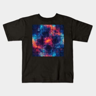 Endless Cosmos - Infinite Space Seamless Pattern Kids T-Shirt